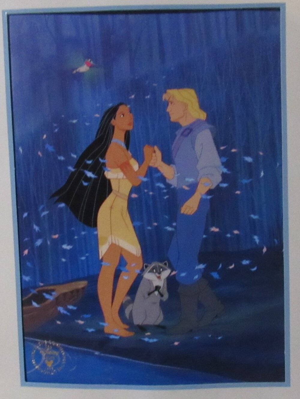 Disney Pocahontas Exclusive Commemorative Lithograph 1995 11" x 14"         J629